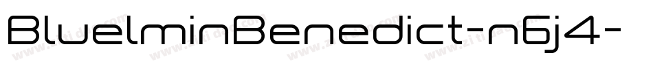 BluelminBenedict-n6j4字体转换