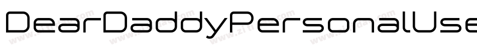 DearDaddyPersonalUse-4p5W字体转换