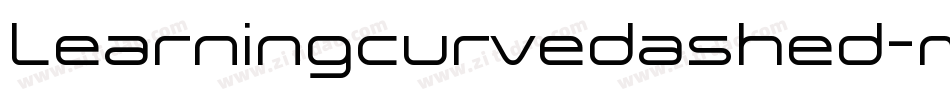 Learningcurvedashed-m5W2字体转换