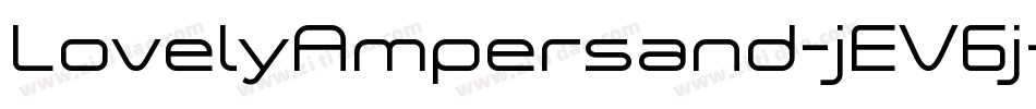 LovelyAmpersand-jEV6j字体转换