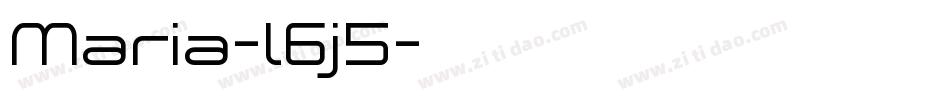 Maria-l6j5字体转换 Maria-l6j5字体转换