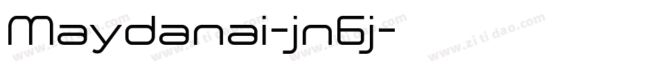 Maydanai-jn6j字体转换