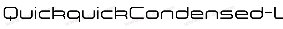 QuickquickCondensed-LM5W字体转换