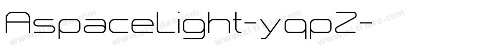 AspaceLight-yqpZ字体转换