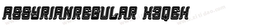 AssyrianRegular-X3qeK字体转换