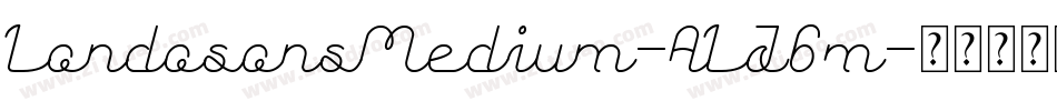 LandasansMedium-ALJ6m字体转换