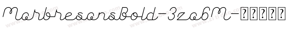 MarbresansBold-3za6M字体转换