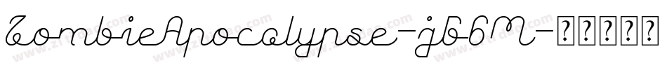 ZombieApocalypse-jG6M字体转换
