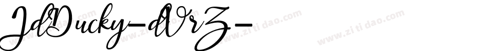 JdDucky-dVrZ字体转换