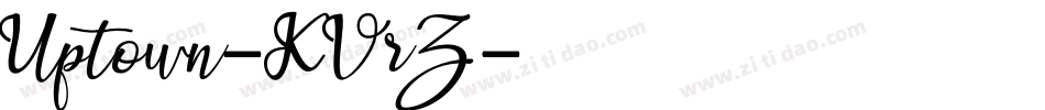 Uptown-KVrZ字体转换