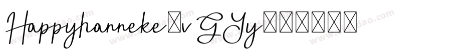 Happyhanneke-vGYy字体转换