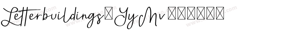 Letterbuildings-YyMv字体转换