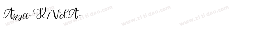 Asya-K7VdA字体转换