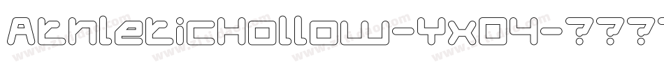 AthleticHollow-Yx04字体转换