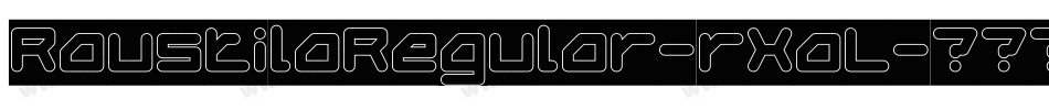 RaustilaRegular-rXaL字体转换
