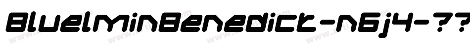 BluelminBenedict-n6j4字体转换