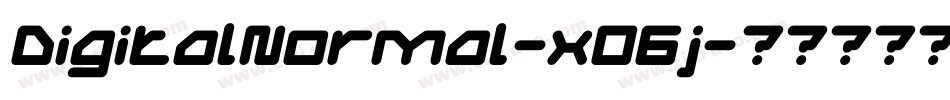 DigitalNormal-xO6j字体转换