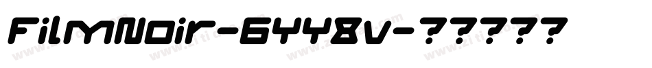 FilmNoir-6YY8v字体转换