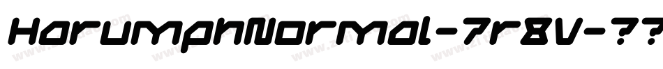 HarumphNormal-7r8V字体转换