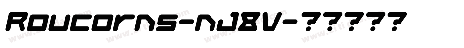 Roucorns-nJ8V字体转换