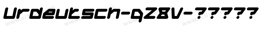 Urdeutsch-qZ8V字体转换 Urdeutsch-qZ8V字体转换