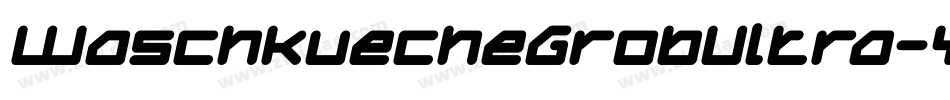 WaschkuecheGrobUltra-YM6j字体转换