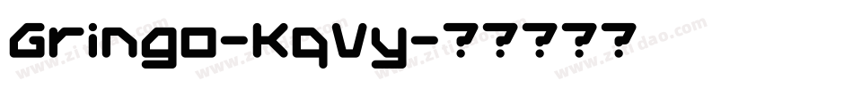 Gringo-KqVy字体转换
