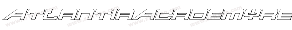 AtlantiaAcademyRegular-8PLZ字体转换