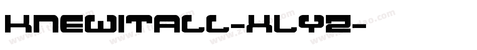 Knewitall-XLyZ字体转换