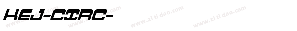 KEJ-CIRC字体转换