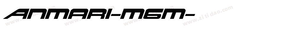 Anmari-m6m字体转换