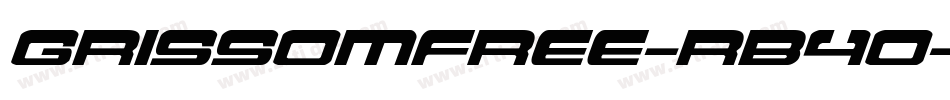GrissomFree-RB4o字体转换