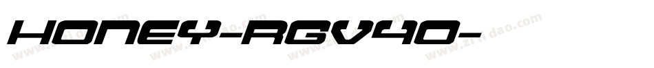 Honey-rgv4O字体转换 Honey-rgv4O字体转换