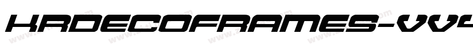 KrDecoFrames-vv4O字体转换 KrDecoFrames-vv4O字体转换