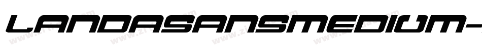 LandasansMedium-ALJ6m字体转换