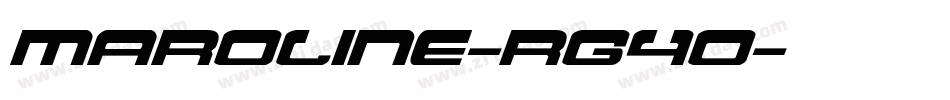 Maroline-RG4o字体转换 Maroline-RG4o字体转换