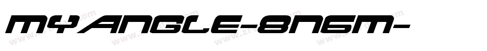 MyAngle-8n6M字体转换