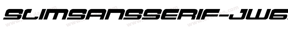 Slimsansserif-JW6m字体转换 Slimsansserif-JW6m字体转换