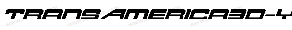 TransAmerica3D-Y4o2字体转换