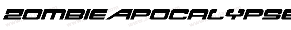 ZombieApocalypse-jG6M字体转换