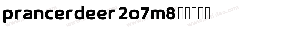 PrancerDeer-2O7m8字体转换