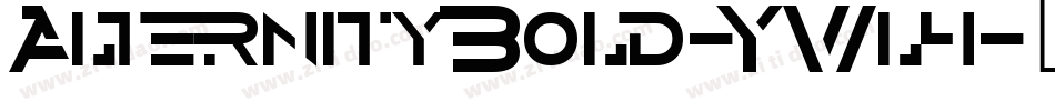 AlternityBold-YWl4字体转换