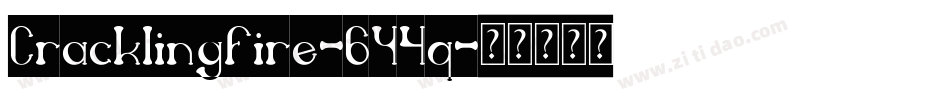 Cracklingfire-6Y5q字体转换