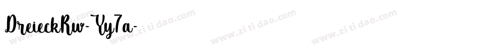 DreieckRw-Yy7a字体转换
