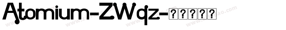 Atomium-ZWqz字体转换