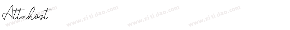 Attahost字体转换