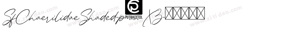 SfChaerilidaeShaded-p3XZ字体转换 SfChaerilidaeShaded-p3XZ字体转换