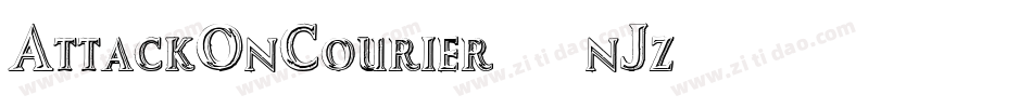 AttackOnCourier-5nJz字体转换