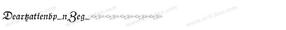 Dearkatienbp-nZeg字体转换