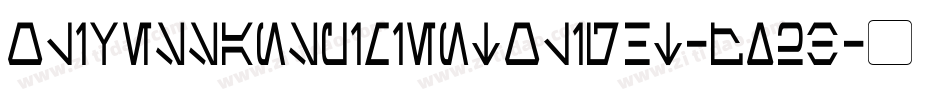 Olivessanspimientolight-ZX2B字体转换